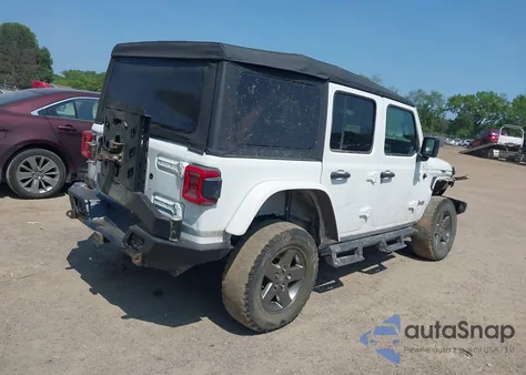 2018 Jeep Wrangler Unlimited Sport S 4X4 from USA, damaged, VIN 1C4HJXDGXJW146873